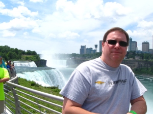 Jim at Niagara Falls